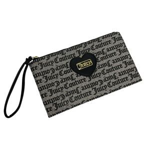 Juicy Couture Monogram Wristlet with Heart Patch